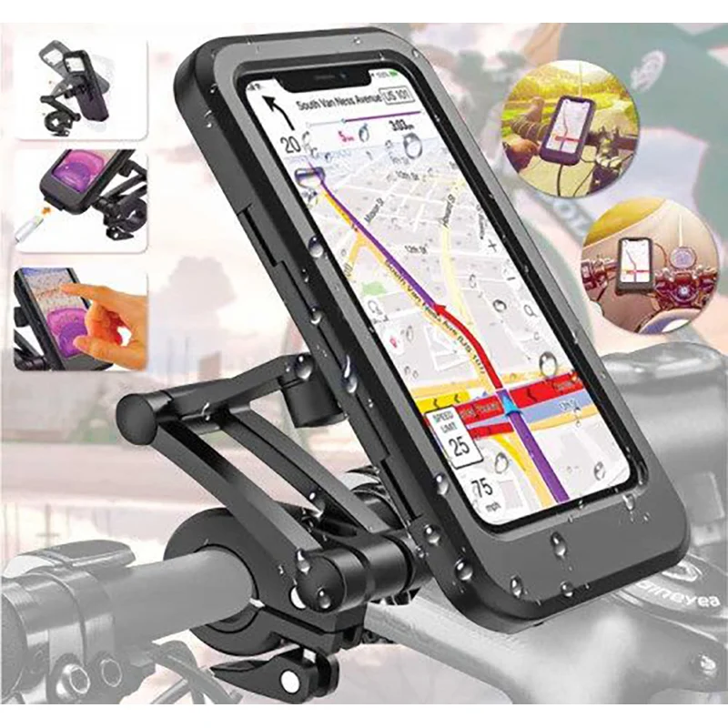 Brand New Universal Waterproof Bicycle Phone Holder